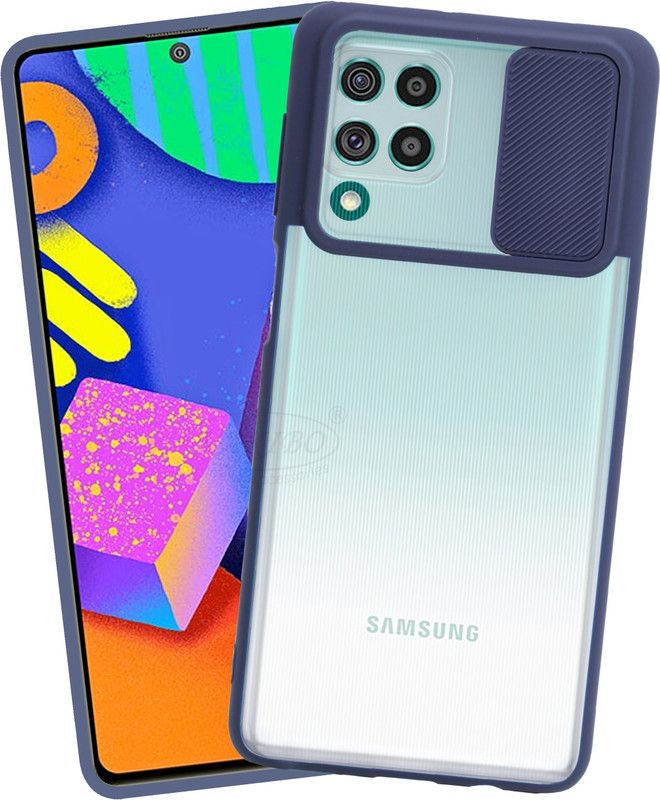 Flipkart SmartBuy Back Cover for Samsung Galaxy F62, Samsung Galaxy M62  (Blue, Grip Case, Pack of: 1)