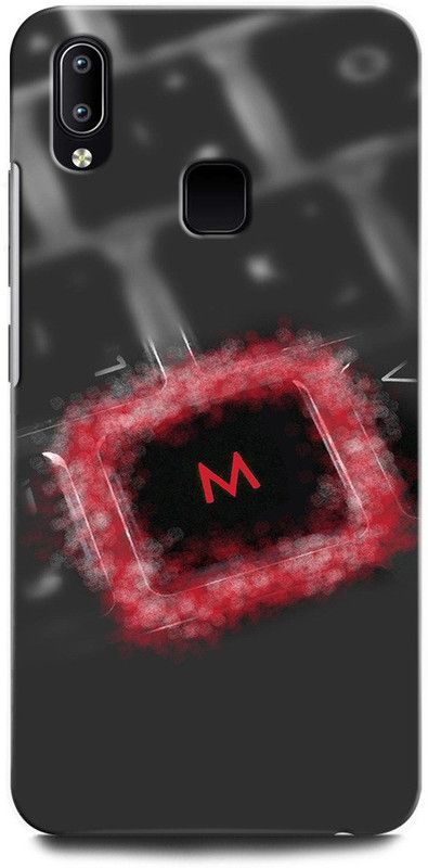 GRAFIQE Back Cover for Vivo Y91 1811/PD1818BF_EX M, M LETTER, M ALPHABET, M DESIGN  (Multicolor, Shock Proof, Pack of: 1)
