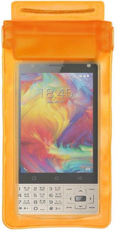 ACM Pouch for Jivi Revolution Tnt3  (Orange, Waterproof, Silicon, Pack of: 1)