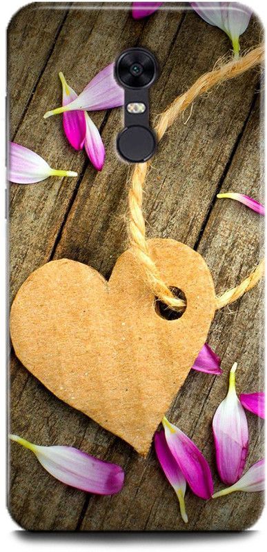 WallCraft Back Cover for Redmi Note 5 HEART, WOODEN HEART, LOVE, WOOD, ABSTRACT ART  (Multicolor, Dual Protection, Pack of: 1)