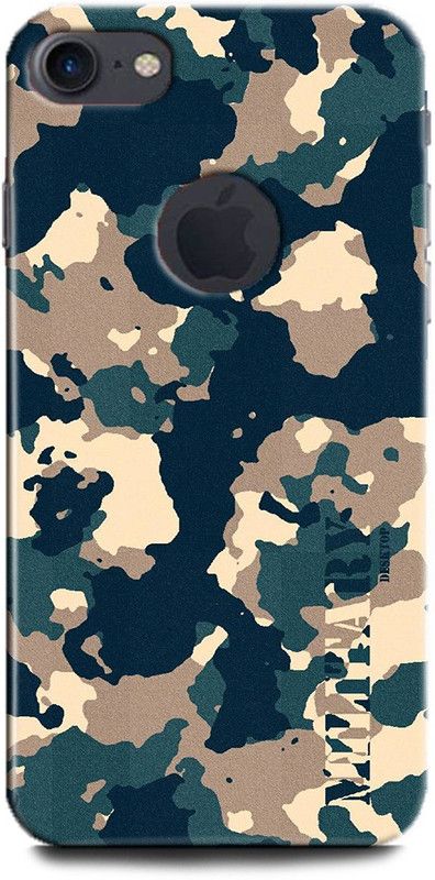 INDICRAFT Back Cover for Apple iPhone 8 ARMY, TEXTURE, UNIFORM, MILITARY, COMO, ARMY DRESS  (Multicolor, Hard Case, Pack of: 1)