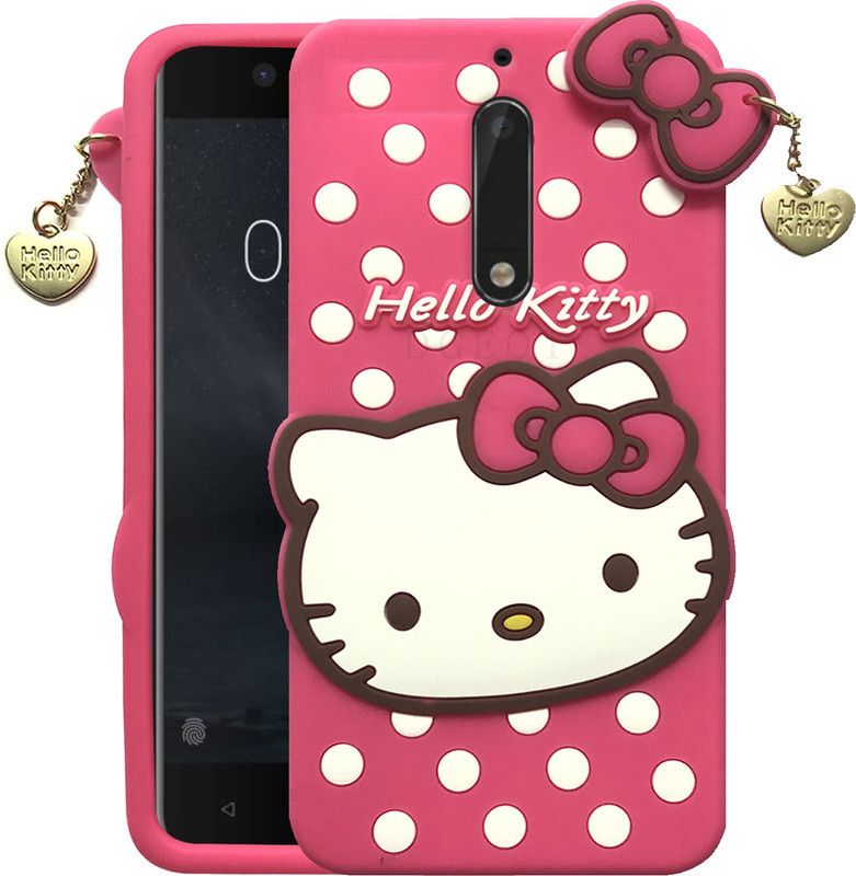 Dgeot Back Cover for Nokia 5  (Pink, Grip Case, Pack of: 1)