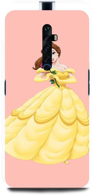 JUGGA Back Cover for Oppo Reno2 F, CPH1989, GIRL, CUTE, GIRL, LOVELY, GIRL, ANIME, GOLDEN, LOVE  (Beige, Hard Case, Pack of: 1)
