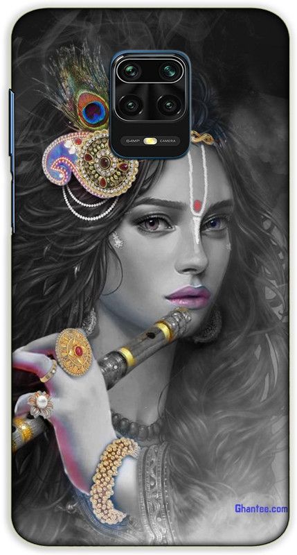 iprinto Back Cover for Redmi Note 10 Lite, Mi Redmi Note 9 Pro Krishna Lord Krishna Kanha Back Cover  (Multicolor, Hard Case, Pack of: 1)