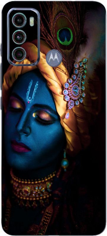 LAMHA Motorola G40 fusion Mobile Skin  (Ultra Super Enlightend Krishna With High Matte Finish., Mobile Skin (Back+Side+Camera))