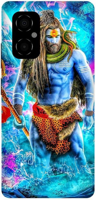play fast Back Cover for POCO M4 5G, MZB0BRWIN, SHIVA, AGHORI, MAHAKAL, MAHADEV  (Blue, Hard Case, Pack of: 1)