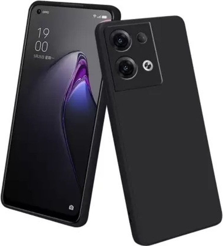 NIKICOVER Back Cover for Oppo Reno 8 Pro 5G, Oppo Reno8 Pro 5G, Oppo Reno 8 Pro  (Black, Grip Case, Silicon)