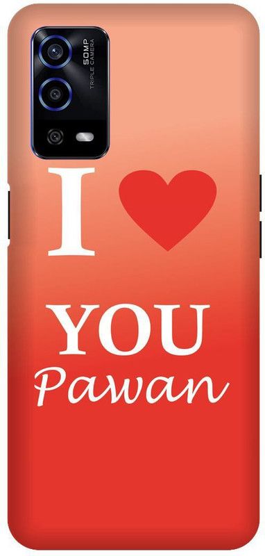 SAVETREE Back Cover for Oppo A55, CPH2325, Love Pawan  (Multicolor, 3D Case, Pack of: 1)