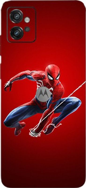 TJ CREATION Motorola G32 Mobile Skin  (Ultra Super Spider Man Skin With High Matte Finish.)