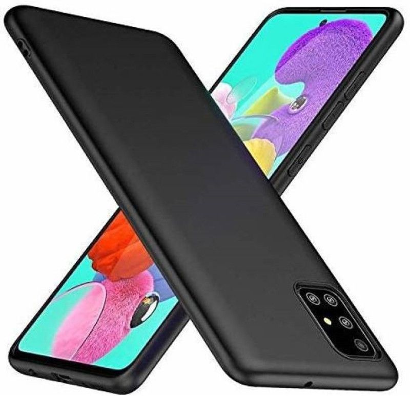 Hydbest Front & Back Case for Samsung Galaxy A71  (Black, Flexible, Pack of: 1)