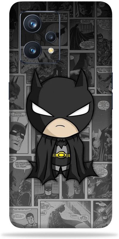 gizmo Realme 9 pro 5g Mobile Skin  (Comic Batman multicolor skin with ultra matte finish)