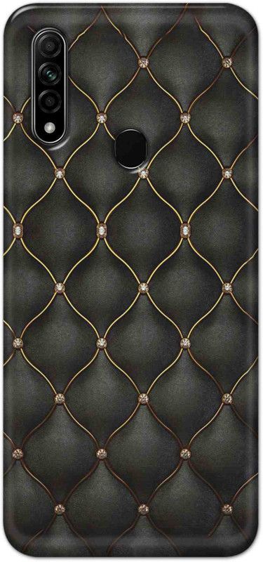 Tweakymod Back Cover for OPPO A31 2020  (Black)