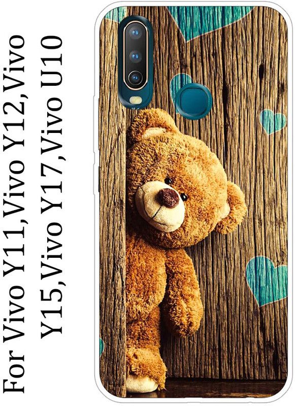 Gabroo Back Cover for vivo Y11, vivo Y12, vivo Y17, vivo U75  (Brown, Grip Case, Silicon, Pack of: 1)