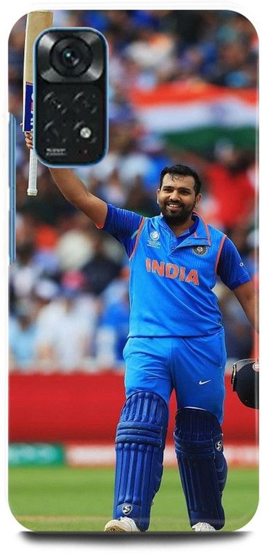 FIKORA Back Cover for Redmi Note 11, ROHIT, SHARMA, INDIAN, PLAYER, MUMBAIINDIANS  (Blue, Hard Case, Pack of: 1)