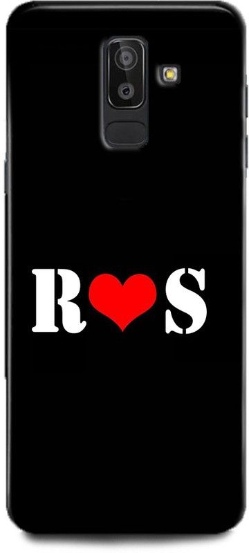 Afterglow Back Cover for SAMSUNG Galaxy J8 R S, R LOVES S, NAME, LETTER, ALPHABET, RS LOVE, HART  (Multicolor, Shock Proof, Pack of: 1)