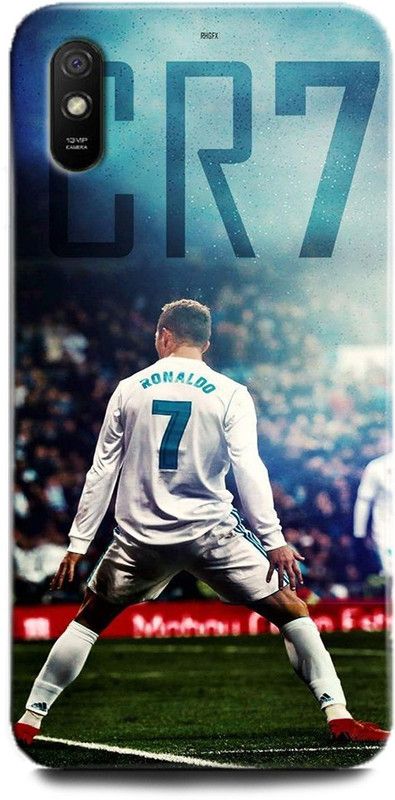 WallCraft Back Cover for Redmi 9A CRISTIANO RONALDO, CR-7, REAL MADRID, FOOTBALL, SPORTS  (Multicolor, Dual Protection, Pack of: 1)