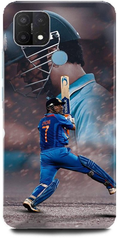 Afterglow Back Cover for Oppo A15 DHONI, MAHI, MAHENDRA SINGH DHONI, SPORTS  (Multicolor, Shock Proof, Pack of: 1)