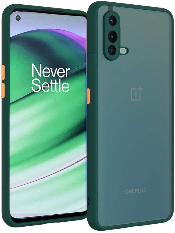 ASMANTIC Back Cover for Oneplus Nord Ce 5G  (Green, Pack of: 1)