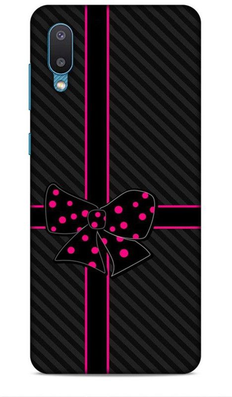 Keviv Back Cover for Samsung Galaxy M02, Samsung Galaxy A02  (Black, Pink, Hard Case)
