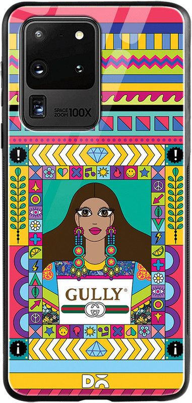 DailyObjects Gully Gal Glass Back Cover for Samsung Samsung Galaxy S20 Ultra  (Multicolor, Flexible, Pack of: 1)