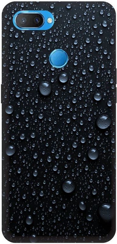 SSMORYA Back Cover for Realme 2 Pro, Realme U1 (Black Drops) Printed Back Cover  (Multicolor, Waterproof, Pack of: 1)