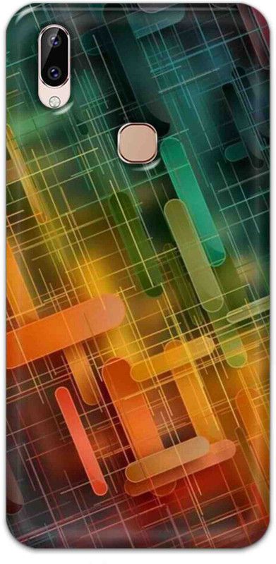NDCOM Back Cover for Vivo Y83 Pro Abstract Bright Printed  (Multicolor, Hard Case, Pack of: 1)