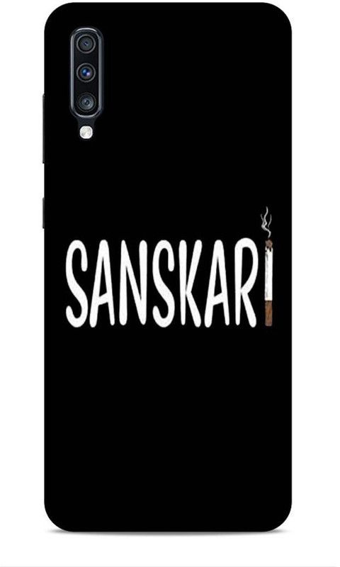 Printastic Back Cover for Samsung Galaxy A70, Samsung Galaxy A70s  (Black, White)