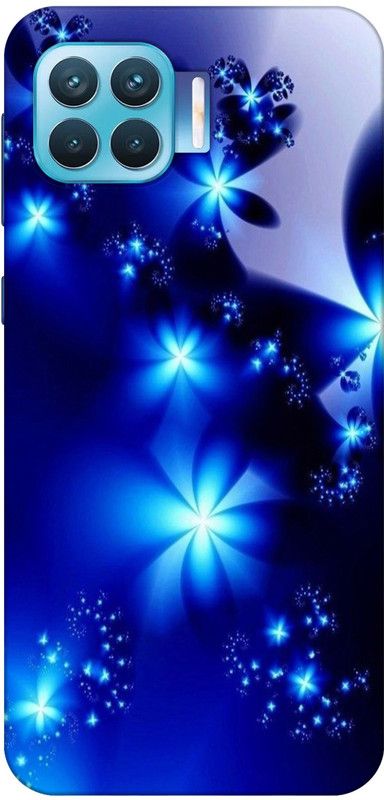 VITARO Back Cover for Oppo F17 Pro  (Blue, Grip Case, Silicon, Pack of: 1)
