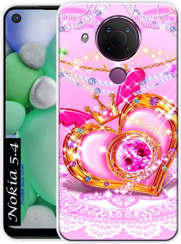 LargCiager Back Cover for Nokia 5.4, Nokia 5.4 Back Cover  (Multicolor, Dual Protection, Silicon, Pack of: 1)