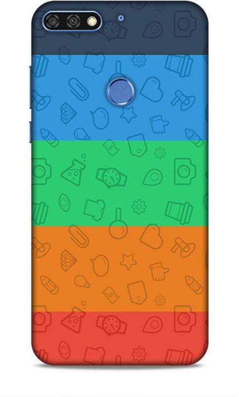Keviv Back Cover for Honor 7C  (Multicolor, 3D Case)