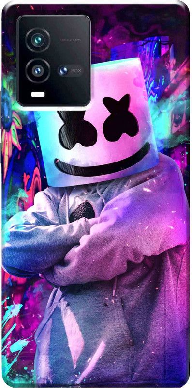 Rockerspot Back Cover for iQOO 9T 5G 2634  (Multicolor, Flexible, Silicon, Pack of: 1)