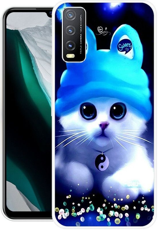 REALKING Back Cover for Vivo Y20G  (Multicolor, Grip Case, Silicon)