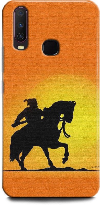 INDICRAFT Back Cover for Vivo Y15, Vivo 1901, Shivaji, Printed  (Multicolor, Shock Proof, Pack of: 1)