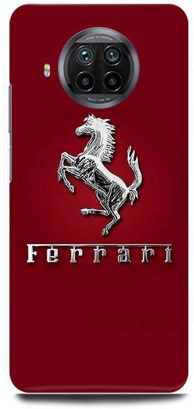 FIKORA Back Cover for Mi 10T Lite 5G  (Red, Hard Case, Pack of: 1)