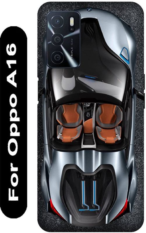 SSMORYA Back Cover for OPPO A16, Ferrari Car Printed  (Multicolor, Hard Case, Pack of: 1)