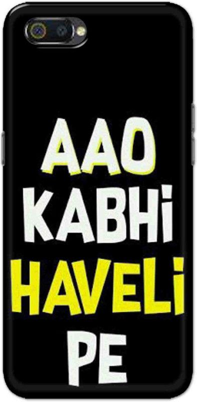Alve Back Cover for Oppo Realme C2  (Black, Pack of: 1)