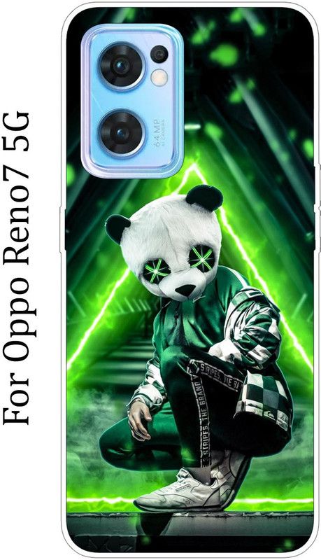 BeauCase Back Cover for OPPO Reno 7 5G  (Multicolor, Grip Case, Silicon, Pack of: 1)