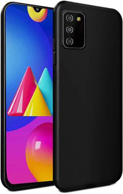 Stunny Back Cover for Samsung Galaxy M02s  (Black, Grip Case, Pack of: 1)