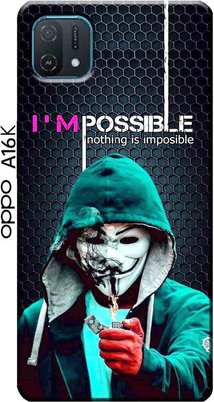 Rockerspot Back Cover for Oppo A16K 2618  (Multicolor, Flexible, Silicon, Pack of: 1)