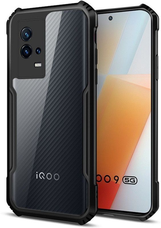 Colorcase Back Cover for iQOO 9 (5G)  (Transparent, Silicon, Pack of: 1)