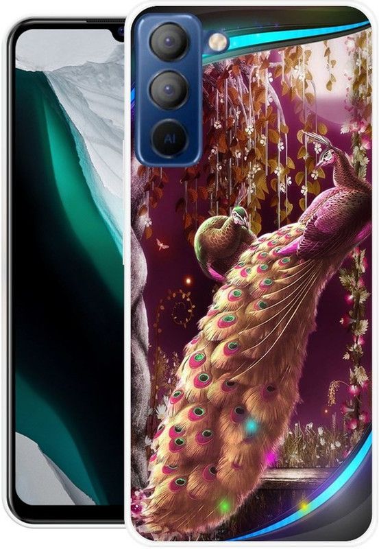 SIMAWAT Back Cover for Tecno Pop 5 Pro  (Multicolor, Grip Case, Silicon)