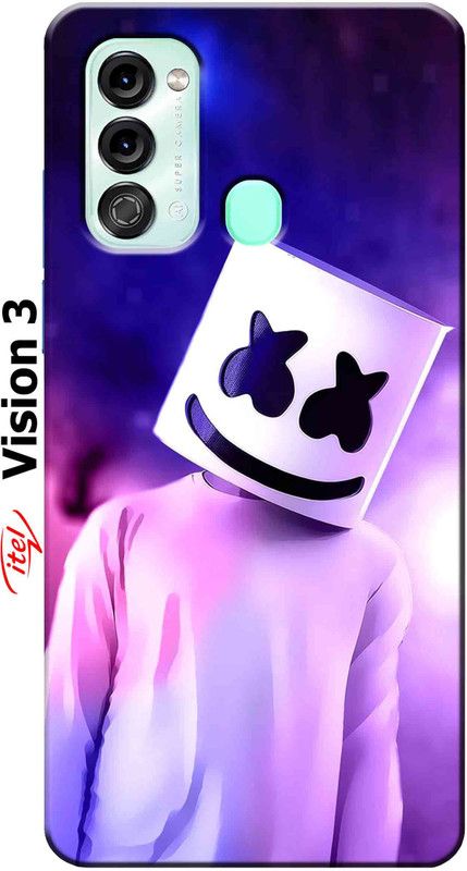 YornoSis Back Cover for Itel Vision 3 2623  (Multicolor, Dual Protection, Silicon, Pack of: 1)