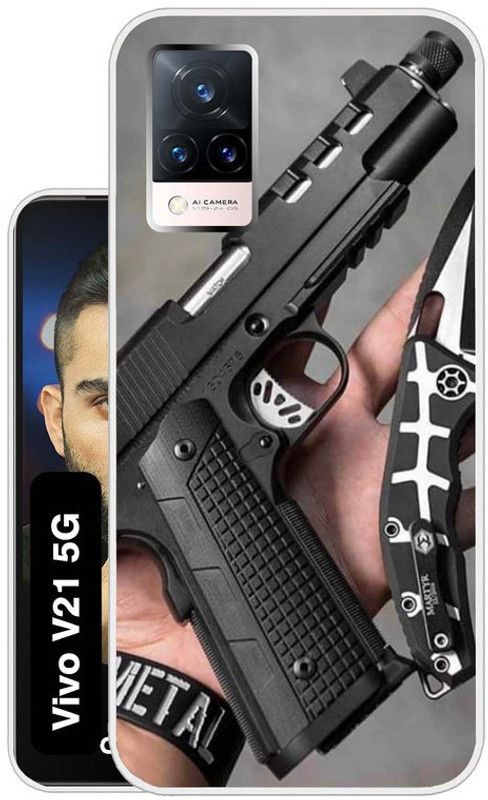Flipkart SmartBuy Back Cover for Vivo V21, Vivo V21 5G  (Multicolor, Dual Protection, Silicon, Pack of: 1)