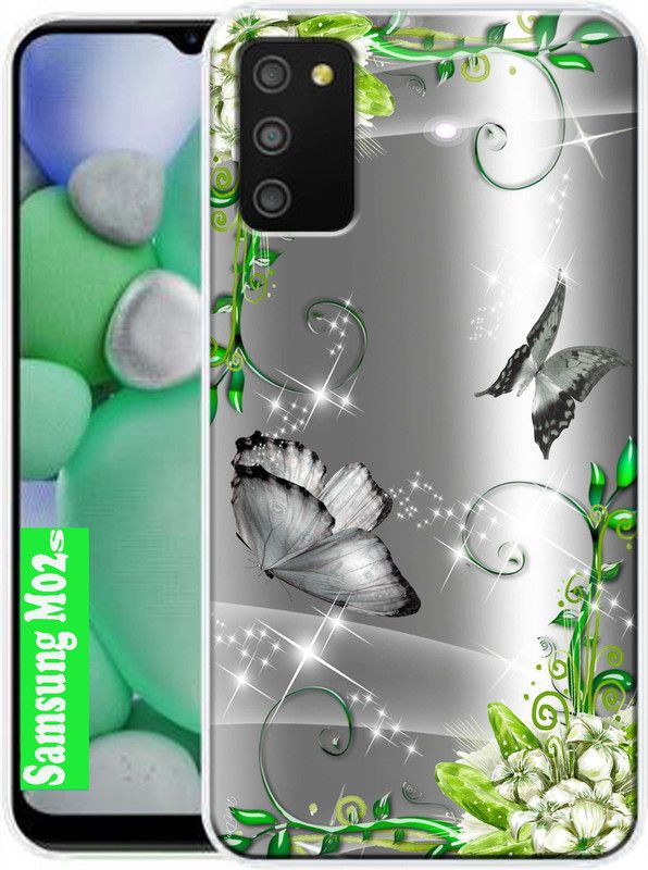 KENTAROELENE Back Cover for Samsung M02s, Samsung M02s Back Cover  (Multicolor, Dual Protection, Silicon, Pack of: 1)