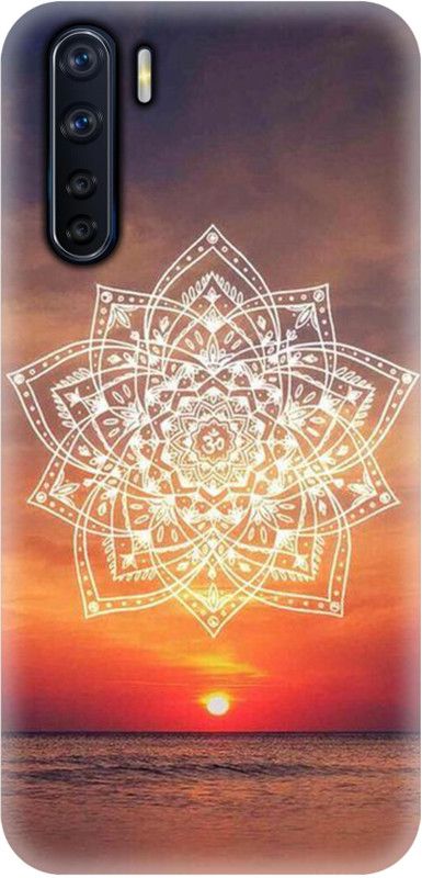 Smutty Back Cover for Oppo F15, CPH2001 - Sunset Print  (Multicolor, Hard Case, Pack of: 1)