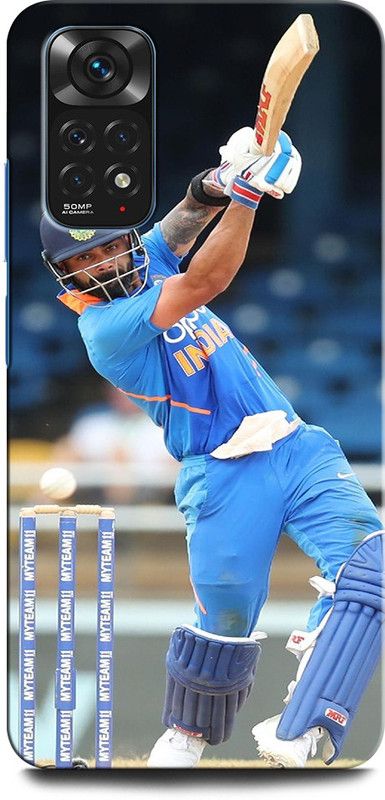 GRAFIQE Back Cover for Redmi Note 11 VIRAT, KOHLI, INDIA, CRICKET, PLAYER, SPORTS, CAPTAIN  (Multicolor, Shock Proof, Pack of: 1)