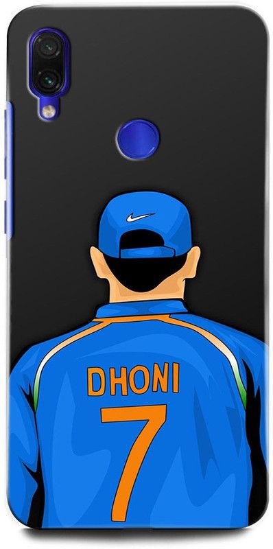 INTELLIZE Back Cover for Redmi Note 7S MZB7742INMS DHONI 7, MAHENDRA SINGH DHONI, DHONI, CRICKET, JERSEY  (Multicolor, Hard Case, Pack of: 1)