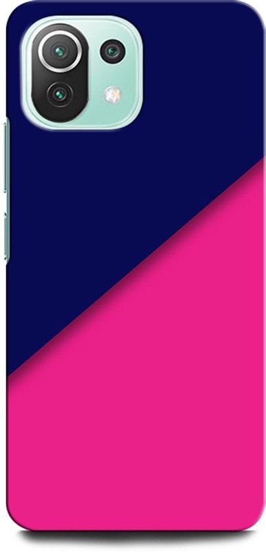 GRAFIQE Back Cover for Mi 11 Lite, Xiaomi 11Lite NE BLUE, RED, REINBOW, ABSTRACT  (Multicolor, Shock Proof, Pack of: 1)