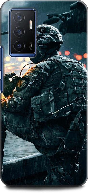 WallCraft Back Cover for Vivo V23e 5G, V2126 ARMY, SOLDIER, BATTLEFIELD, ARMY MAN, SUPERHEROS  (Multicolor, Dual Protection, Pack of: 1)