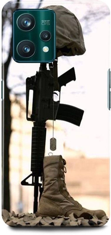 play fast Back Cover for Realme 9 Pro Plus 5G INDIAN, ARMY, GUN, SOLDIER, HAT  (Multicolor, Hard Case, Pack of: 1)